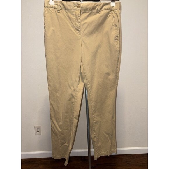 Lands In Pants Women 14 khaki 34X31 Stretch Pockets Cotton Blend - Picture 4 of 10